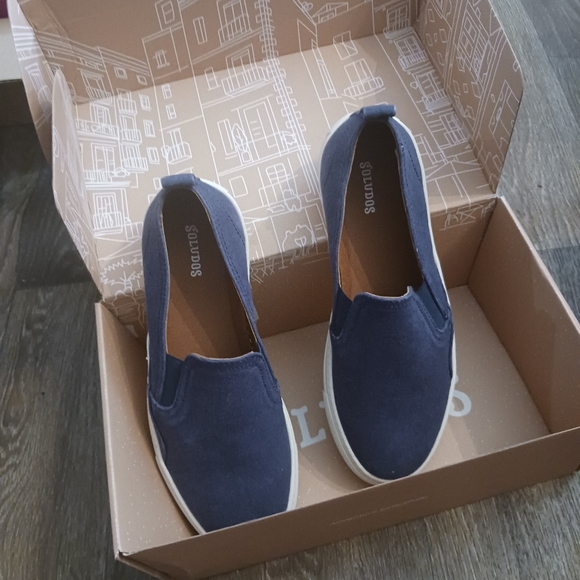 Soludos  Algarve Slip on Sneakers  Navy - Picture 4 of 5